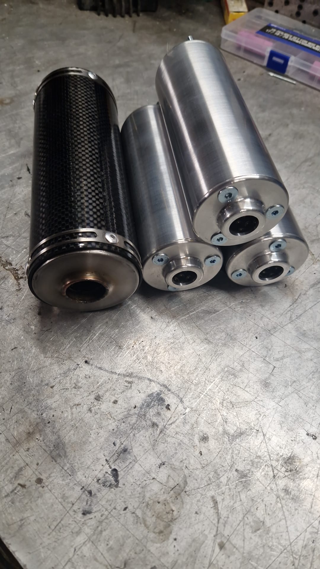 Puch Maxi 74cc Gilardoni "Racing" Rennauspuffanlage