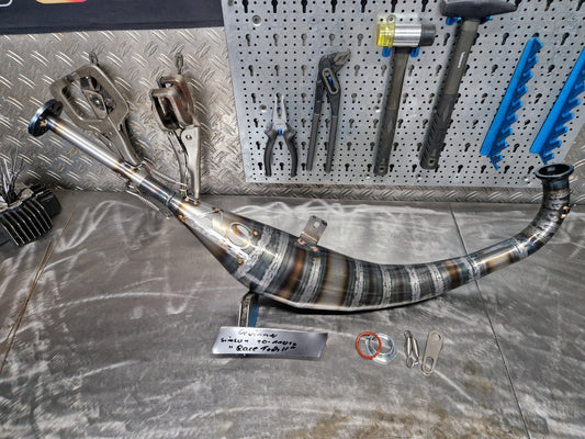 Simson 90-110cc "Race Tech II" Rennauspuffanlage